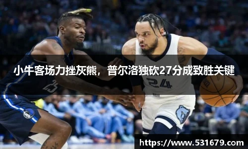 小牛客场力挫灰熊，普尔洛独砍27分成致胜关键